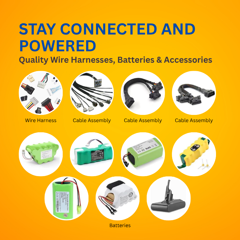 Stay Connected and Powered Quality Wire Harnesses, Batteries & Accessories (1)