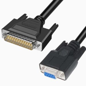 D-Sub 25 Pin Male to DB9 Female Cable