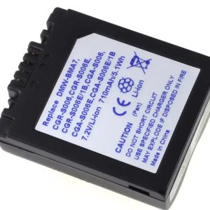Compatible with Panasonic CGA-S006E DMW-BMA7 7.2V 710mAh Li-ion