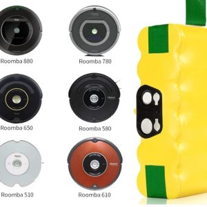 Compatible with Roomba Battery R3 500 600 700 800 900 Series 500 510 531 535 540 550 560 570 580 595 620 650