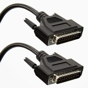 D-Sub 25 pin Male to Male Overmolded Cable Assembly